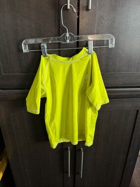 Kids UV Swim Shirt - Neon Yellow
